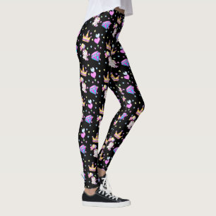 Leggings fiesta de cumpleaños del natalicio de la sirena