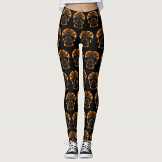 Leggings Fiesta de Halloween de Calavera de Calabaza