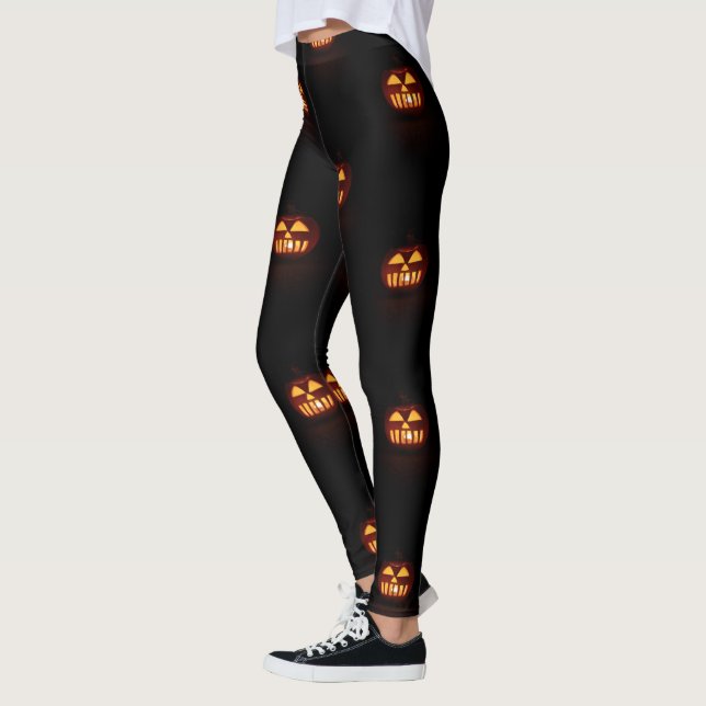 Leggings Fiesta de Halloween Espectaculares Calabazas diver (Izquierda)