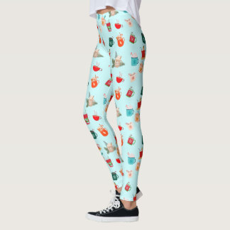 Leggings fiesta de suéter festividad de cacao con chocolate