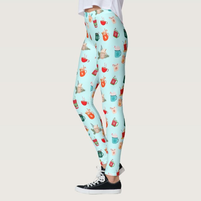 Leggings fiesta de suéter festividad de cacao con chocolate (Izquierda)