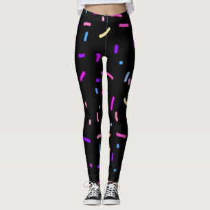 Leggings Fiesta de verano elegante y colorido de patrón