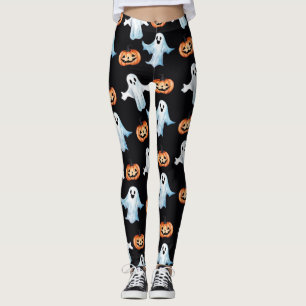 Leggings Fiesta fantasma en negro