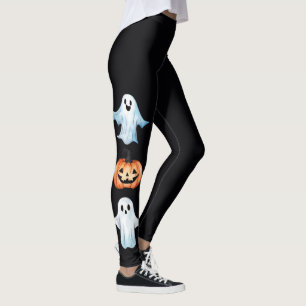 Leggings Fiesta fantasma en negro