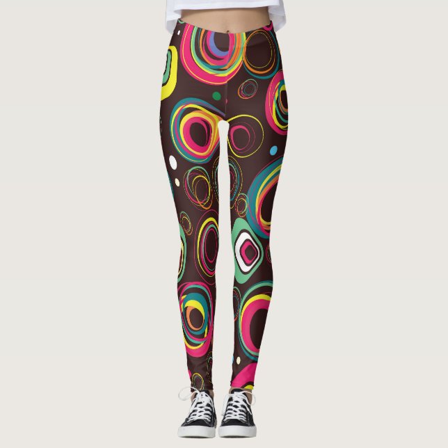 Leggings Fiesta festiva, textura perfecta (Anverso)