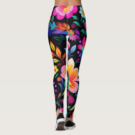 Leggings Fiesta floral mexicana