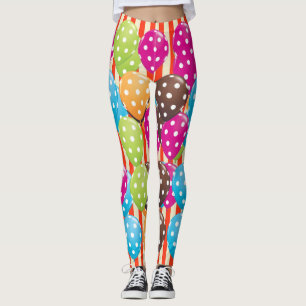 Leggings Fiesta Globos Stripes polka hace el circo Diversió