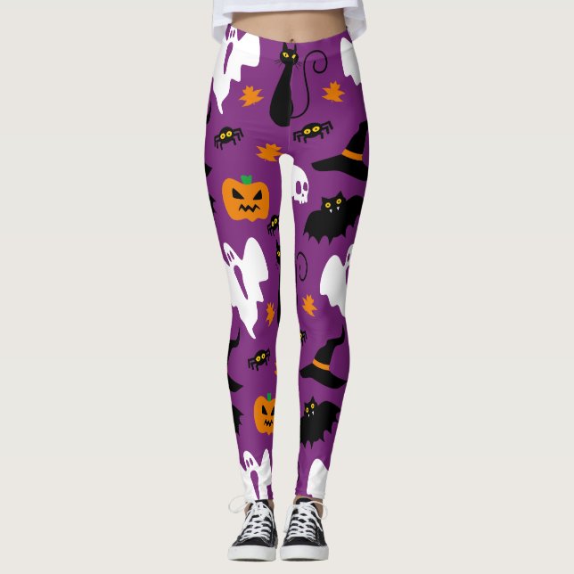 Leggings Fiesta lindo del traje de Halloween (Anverso)