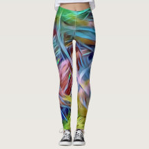 Filamentos del arco iris del arte abstracto del