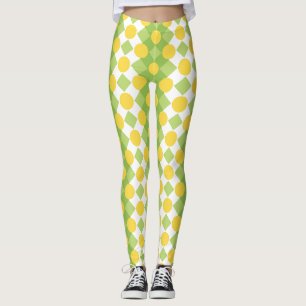 Leggings Filas alegres del patrón de formas