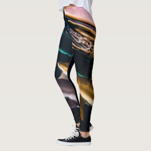 Leggings Fin de las aletas: tiburones en el ocaso