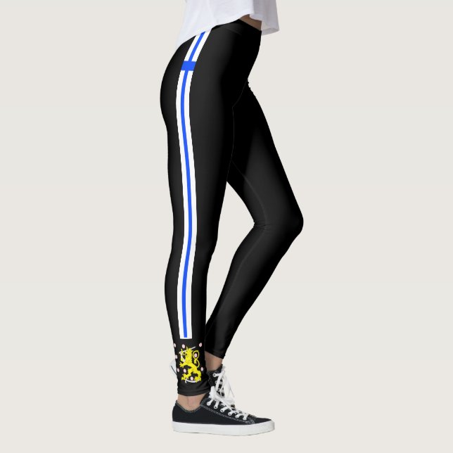 Leggings Finlandia raya la bandera (Derecha)