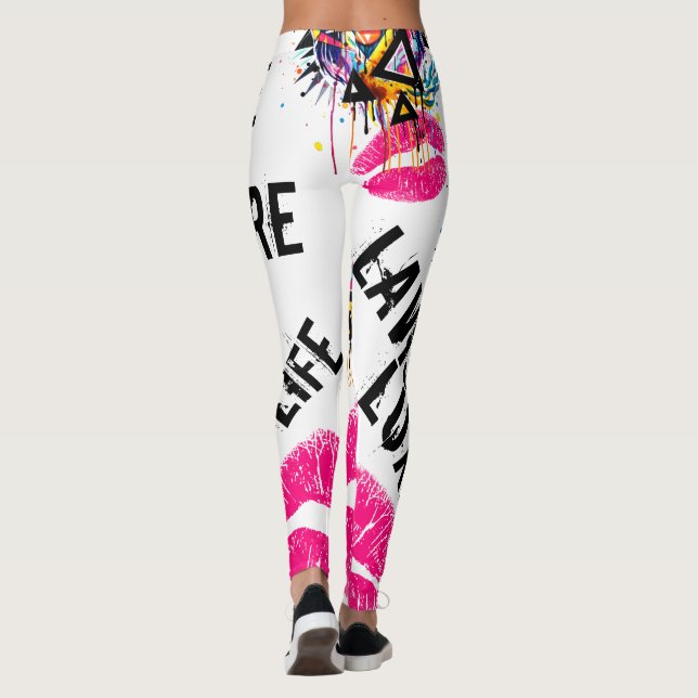 Leggings Firma de referencia de la cultura divina Leyenda g (Reverso)