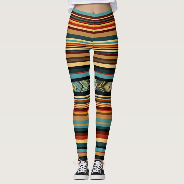 Leggings Firme simetría tribal (Anverso)
