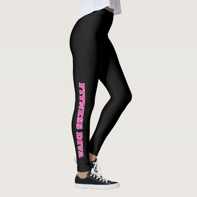 LEGGINGS "FITNESS DIVA" (Derecha)