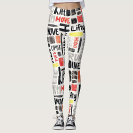 Leggings Fitness Run Move Seamless Patterns