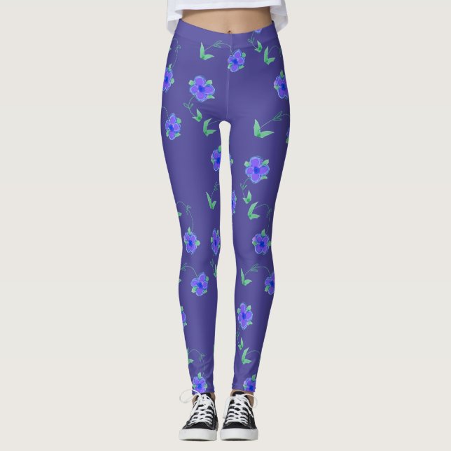 Leggings Flagrantes garras moradas (Anverso)