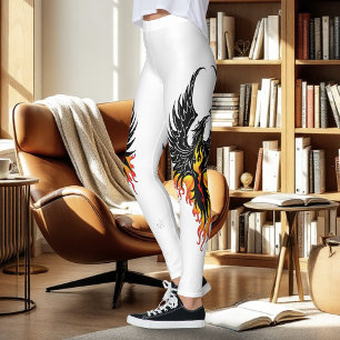 Leggings Flamas tribales Phoenix Firebird