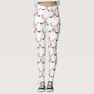 Leggings Flamenco afortunado de la victoria del hockey