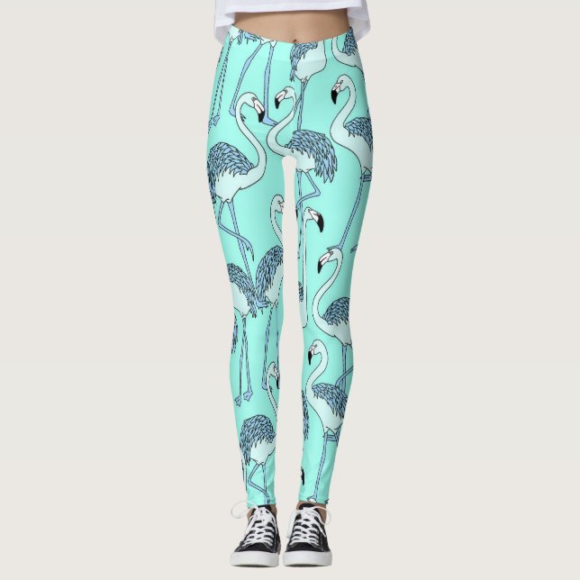 Leggings Flamencos azules (Anverso)