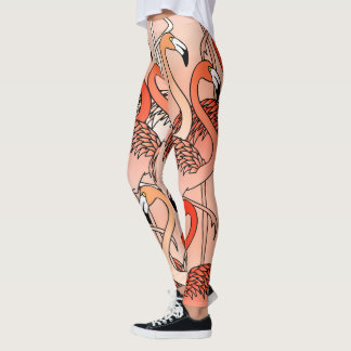 Leggings Flamencos de Color Coral