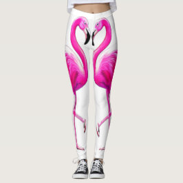 Leggings Flamencos rosados enamorados