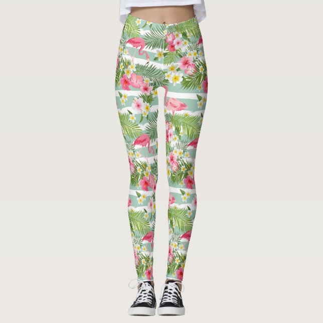 Leggings Flamencos Y Bandas 2 (Anverso)