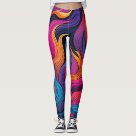 Leggings Flames de color