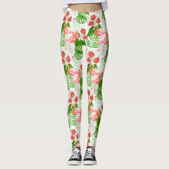 Leggings Flamingo garden (Anverso)