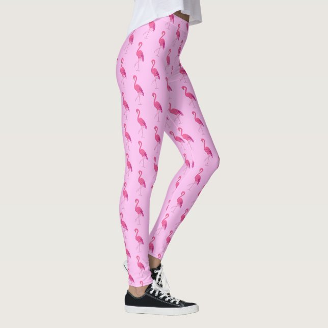 Leggings Flamingo rosa bonito (Derecha)