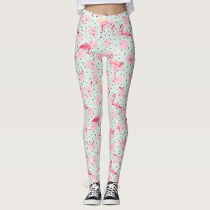 Leggings Flamingo Se Pesa En Los Puntos De Polka 2