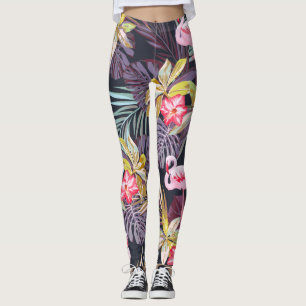 Leggings Flamingo Tropical: Patrón veraniego sin foco