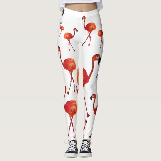 Leggings Flamingos, Leyendas personalizados Flamingo (Anverso)