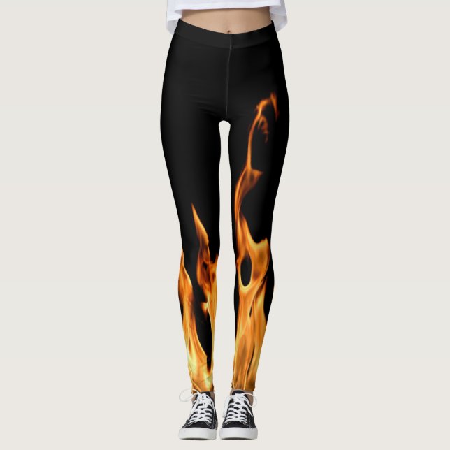 Leggings Flammen – Flamme – Flame – Flames – Feuer – Fire (Anverso)