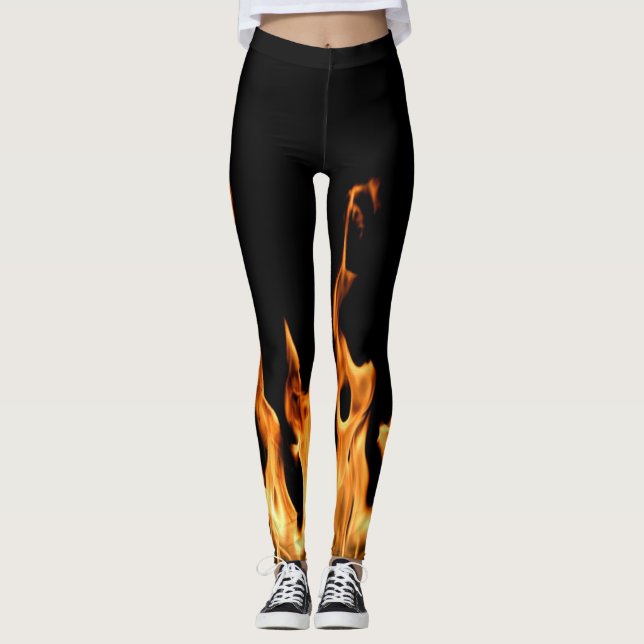 Leggings Flammen – Flamme – Flame – Flames – Feuer – Fire L (Anverso)