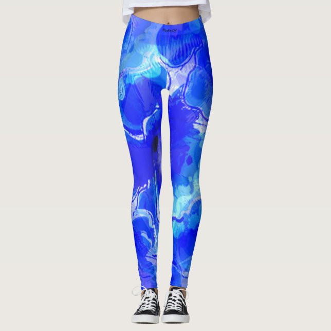 Leggings Flauta azul (Anverso)