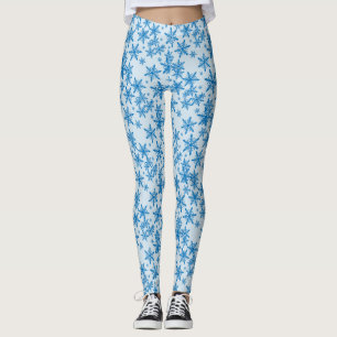 Leggings Flauta de nieve azul
