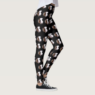 Leggings Flauta Guinea Cerdos Damas de impresión completa