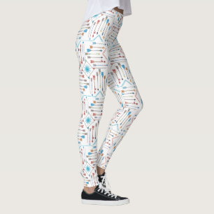 Leggings Flechas de Boho y Sun V11 White ID748