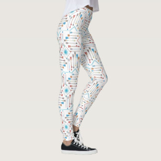 Leggings Flechas de Boho y Sun V11 White ID748