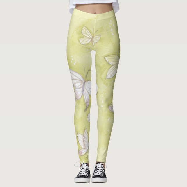 Leggings Flechas de mariposas acuáticas (Anverso)