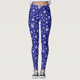 Leggings Flechas de nieve azules en todas las piernas de im