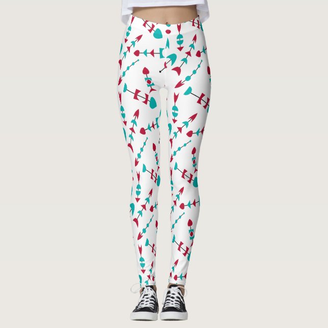 Leggings Flechas modernas de mediados del siglo (Anverso)