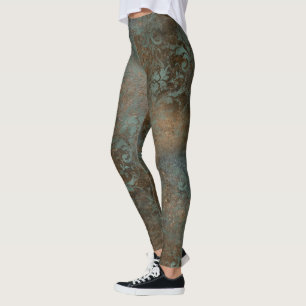 Leggings Fleur De Lis en un contexto agitado