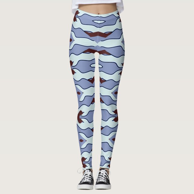 Leggings Flexi fit multicolor "Ratti_Creative_Arts" Leging (Anverso)