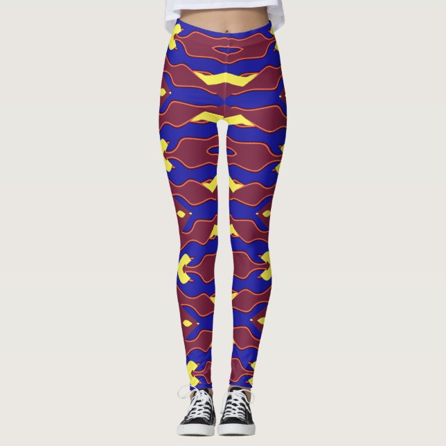 Leggings Flexi fit multicolor "Ratti_Creative_Arts" Leging (Anverso)
