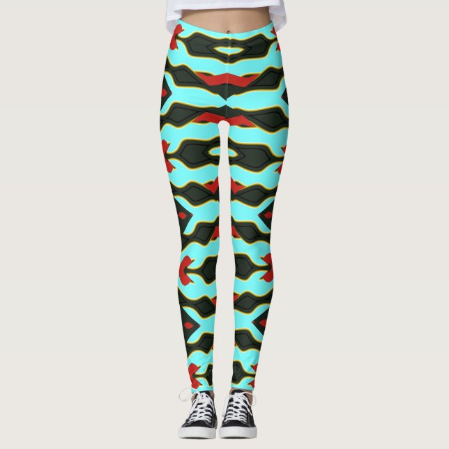 Leggings Flexi fit multicolor "Ratti_Creative_Arts" Leging (Anverso)