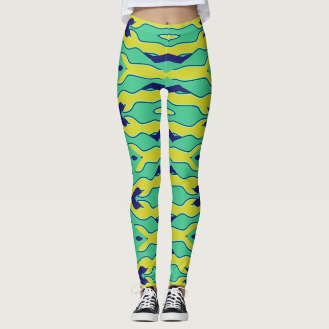 Leggings Flexi fit multicolor "Ratti_Creative_Arts" Leging (Anverso)