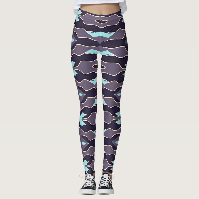 Leggings Flexi fit multicolor "Ratti_Creative_Arts" Leging (Anverso)