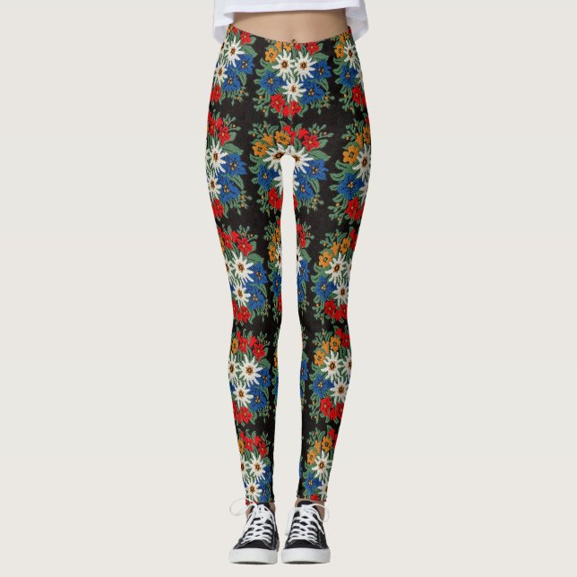 Leggings Flor alpina suiza de Edelweiss (Anverso)